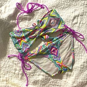 Aztec print bikini American eagle